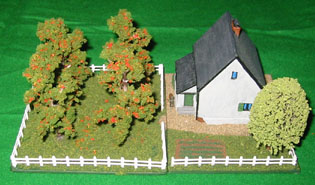 Farm house and tree by Timecast, orchard by Pico and fences by Kestrel